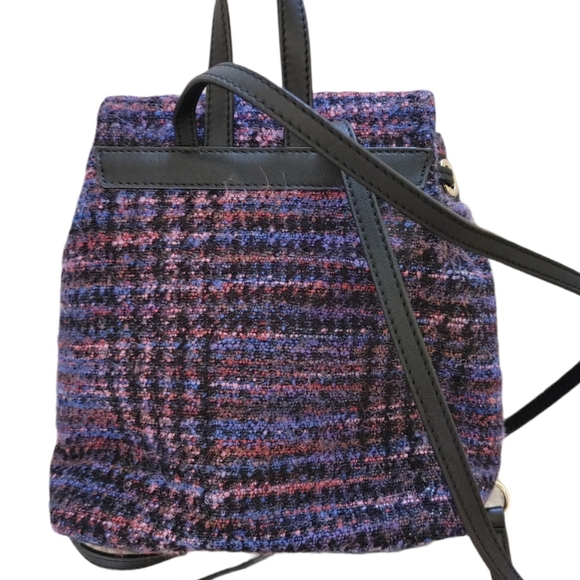 Kate Spade Emerson Tweed Jessa Backpack Purse - Picture 4 of 12